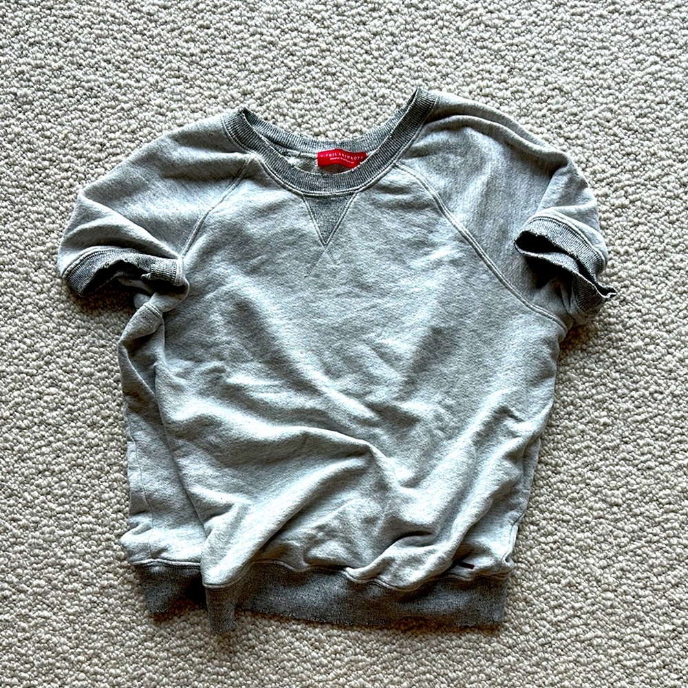 n:PHILANTHROPY Heather Gray Sweatshirt short sleeves